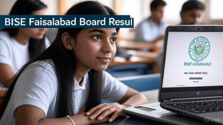 BISE Faisalabad 10th Class Result 2025: Check by Name and Roll Number