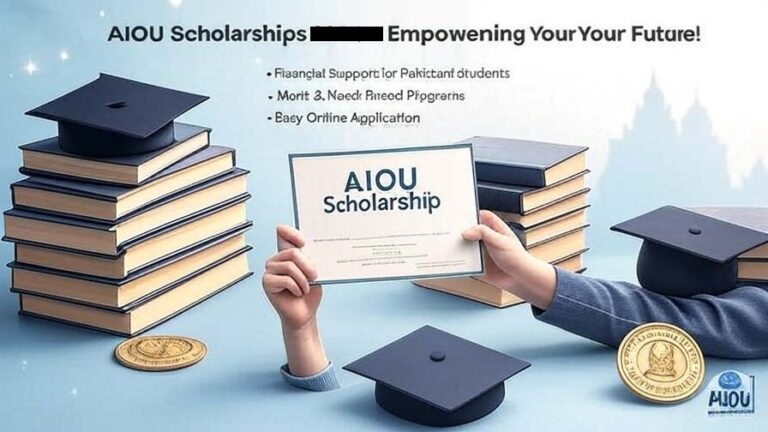 AIOU Scholarships 2025 for All Programs - Apply Guide